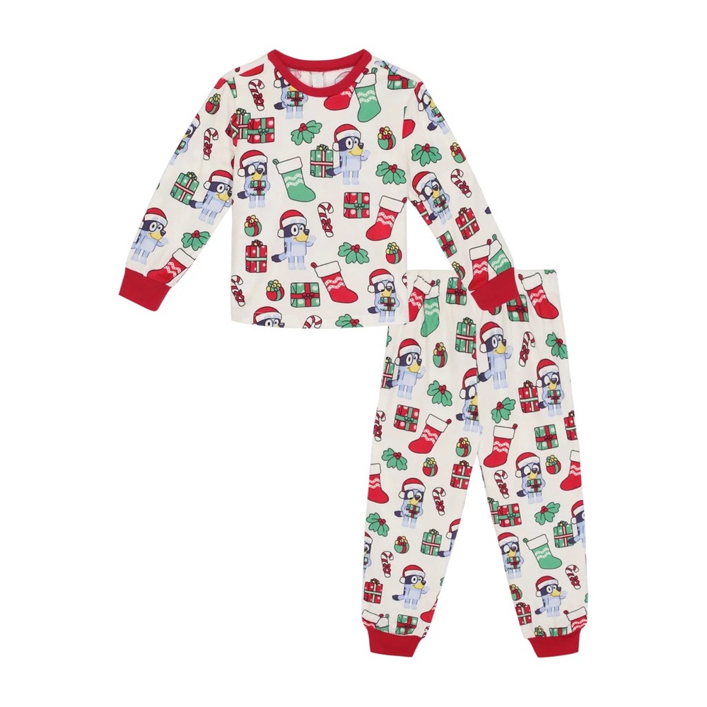 NWT Bluey Family Sleep Kids 2-Piece Pajama Set